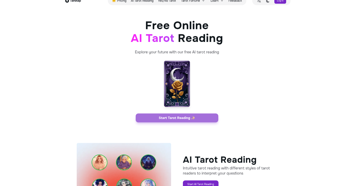 Tarotap screenshot