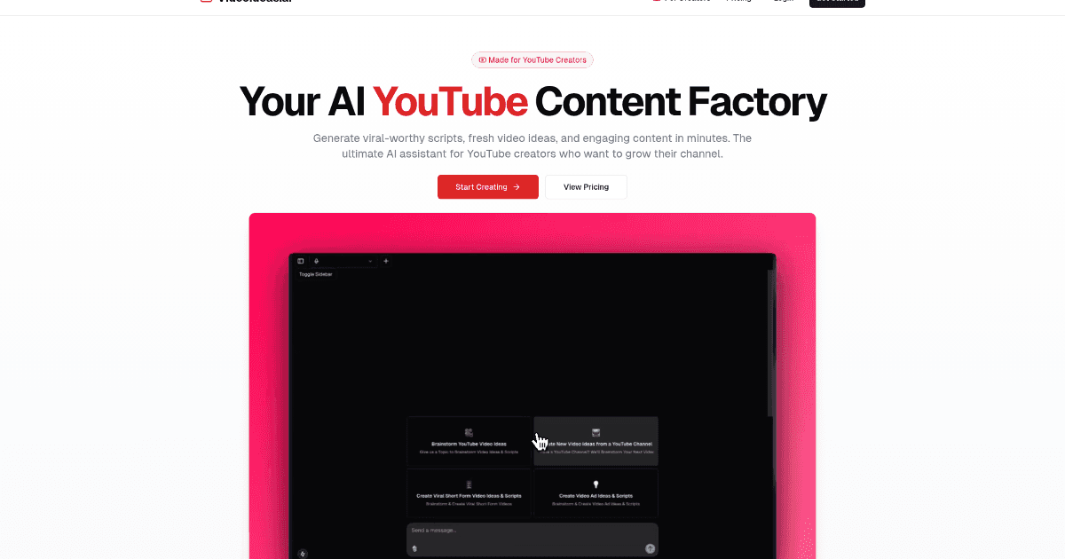 VideoIdeas.ai screenshot
