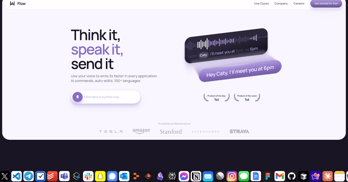 Wispr Flow screenshot